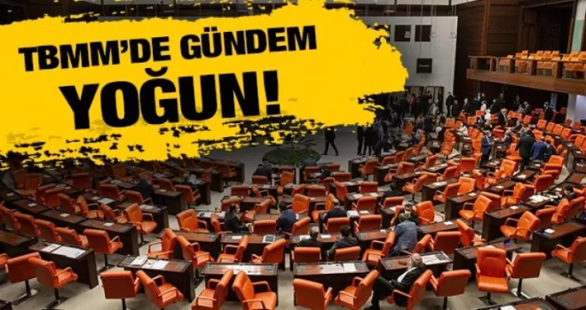 TBMM’de yoğun mesai! İşte gündem