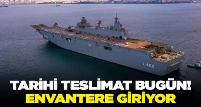 TCG Anadolu envantere giriyor!