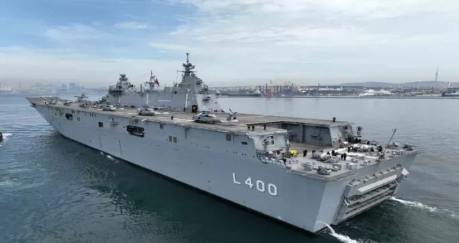 TCG Anadolu ilk tatbikatına çıkıyor
