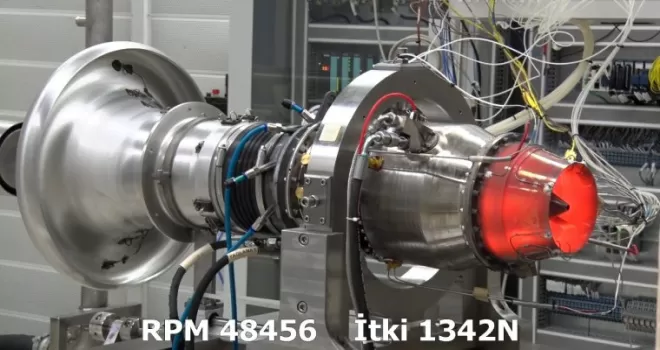 TEI-TJ300 Turbojet motoru rekor kırdı
