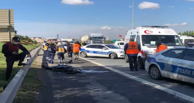 TEM’de feci motosiklet kazası: 1 ölü
