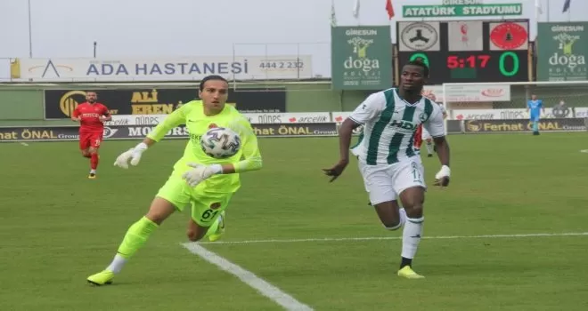 TFF 1. Lig: Giresunspor: 0 - Ümraniyespor: 1
