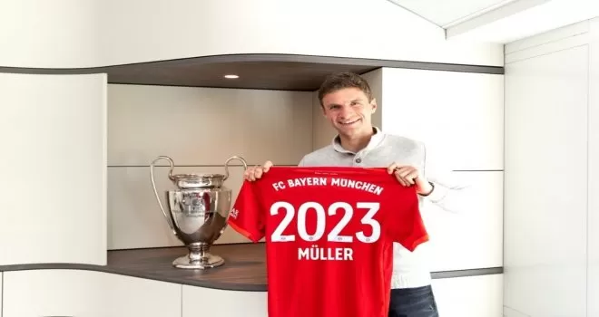Thomas Müller, 2023’e kadar Bayern Münih’te
