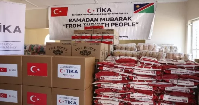 TİKA’dan Namibya’ya Ramazan yardımı
