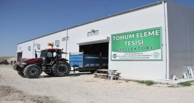 Tohum eleme tesisi çalışmalara başladı
