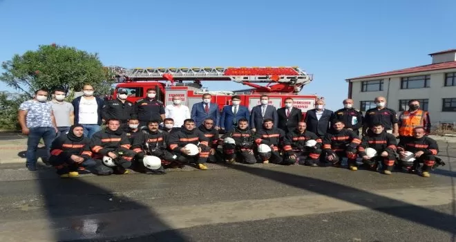 Arsin OSB’de Acil durum tatbikatı yapıldı