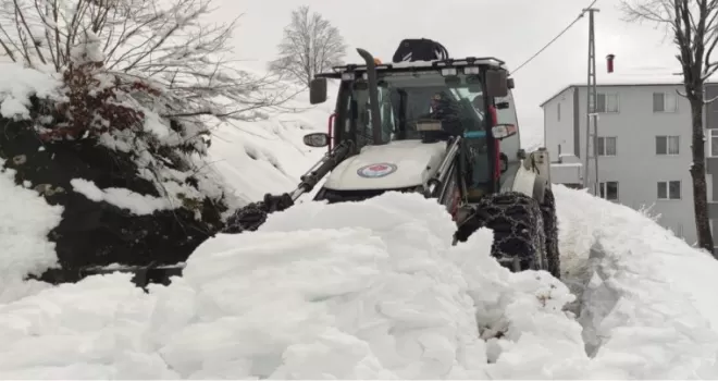 Trabzon Büyükşehir’in kış mesaisi başladı