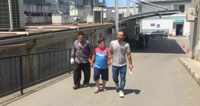 Trabzon’da acemi kasaplar hastanelik oldu