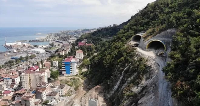 Trabzon’da Boztepe Tüneli’nin yapımı sürüyor
