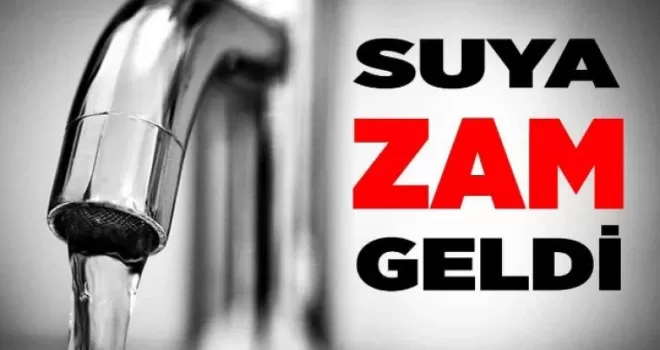 Trabzon'da içme suyuna zam!