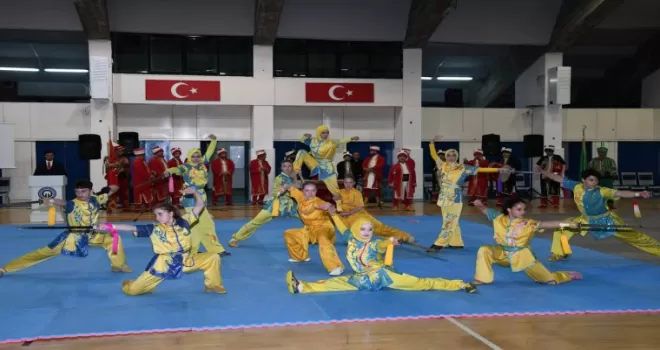 Trabzon’da şampiyonların gösterisi nefes kesti