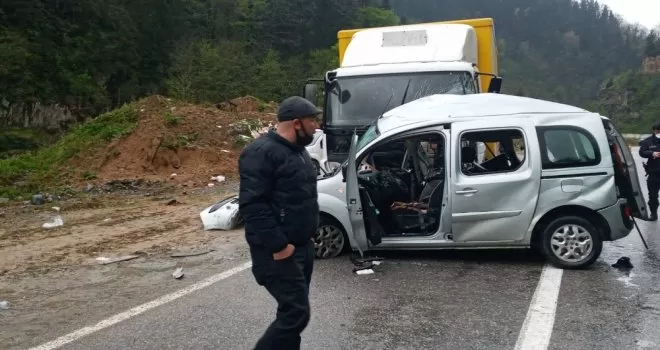 Trabzon’da trafik kazası: 1 ölü
