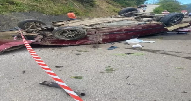 Trabzon’da trafik kazası: 2 yaralı

