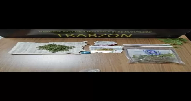 Trabzon Emniyeti’nden bir anlamlı uyuşturucu operasyonu daha
