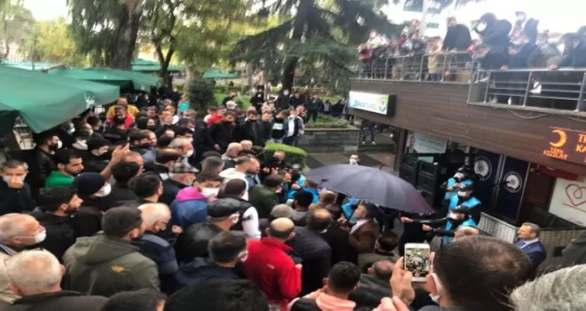 Trabzon şehir merkezinde gerginlik