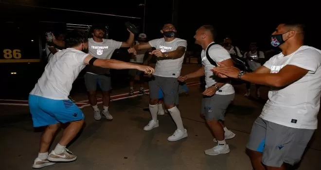 Trabzonspor’a coşkulu karşılama
