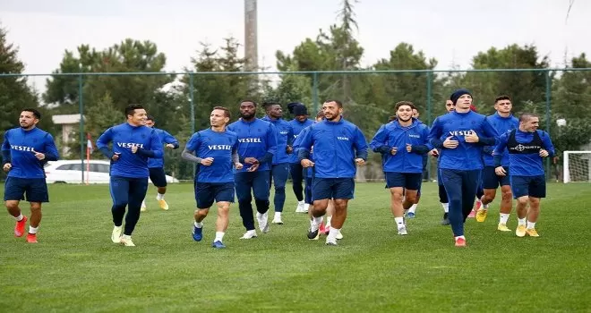 Trabzonspor, Alanyaspor maçı hazırlıklarını sürdürüyor
