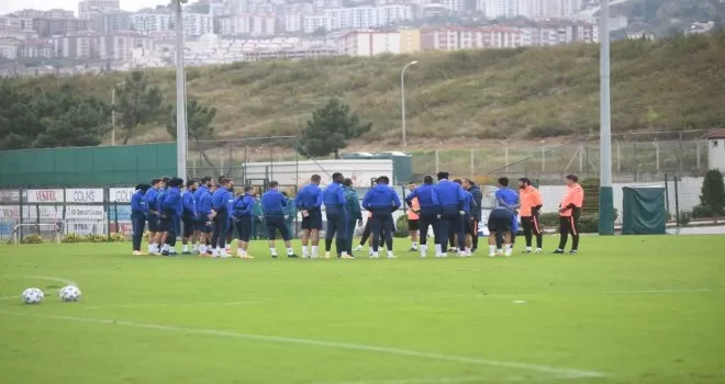 Trabzonspor, BB Erzurumspor maçı hazırlıklarını sürdürdü
