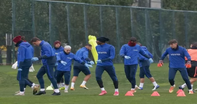 Trabzonspor, Beşiktaş maçı hazırlıklarına başladı
