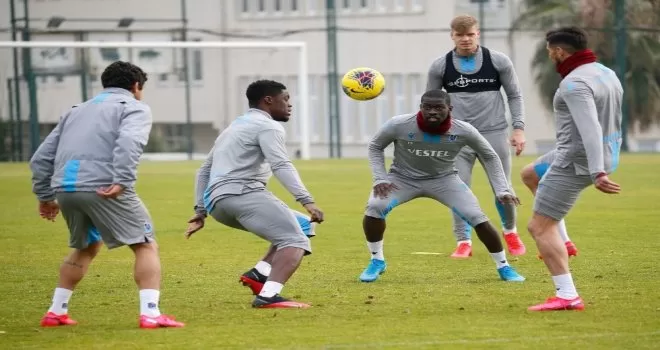 Trabzonspor, Beşiktaş maçı hazırlıklarını tamamladı
