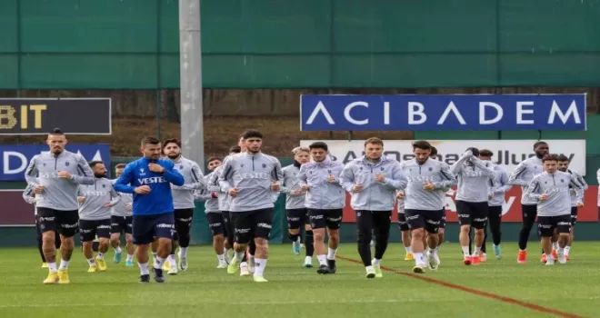 Trabzonspor’da, Fatih Karagümrük maçı hazırlıkları sürüyor
