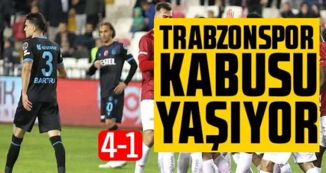 Trabzonspor’da Kabus Sürüyor!