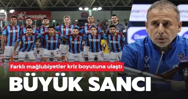 Trabzonspor'da sıkıntı büyük!