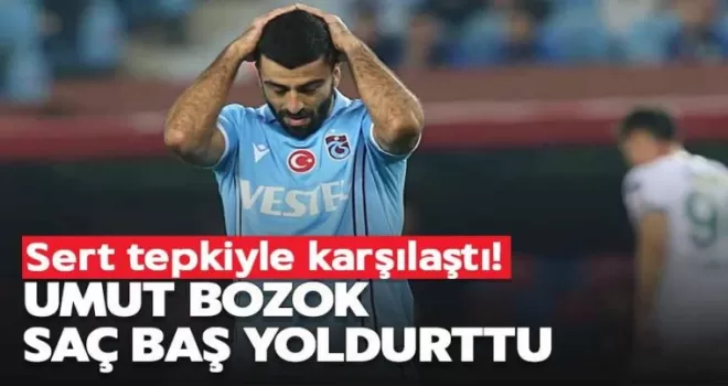 Trabzonspor’da Umut Bozok hayal kırıklığı yarattı!