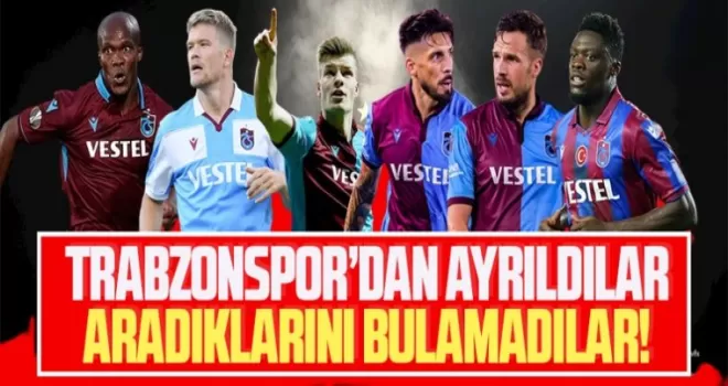 Trabzonspor'dan Ayrılanların Son Halleri Şaşırttı!