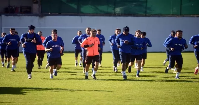 Trabzonspor, Fatih Karagümrük maçı hazırlıklarını sürdürdü
