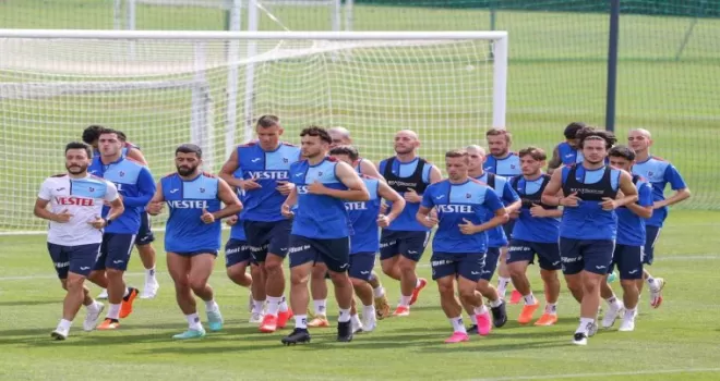 Trabzonspor, hazırlıklarına devam etti
