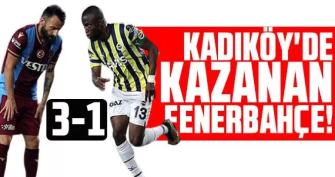 Trabzonspor Kadıköy’de Galip Gelemedi!