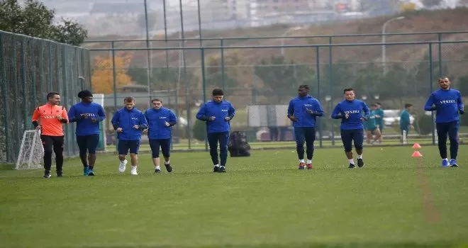 Trabzonspor, Kayserispor maçı hazırlıklarına ara vermeden başladı
