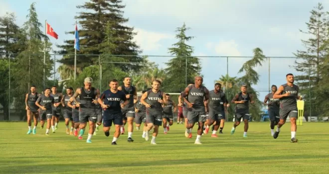 Trabzonspor, Molde FK maçı hazırlıklarını sürdürdü
