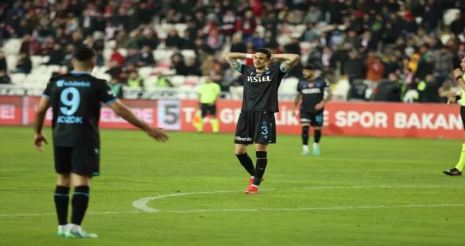 Trabzonspor, öne geçtiği maçlarda 15 puan kaybetti
