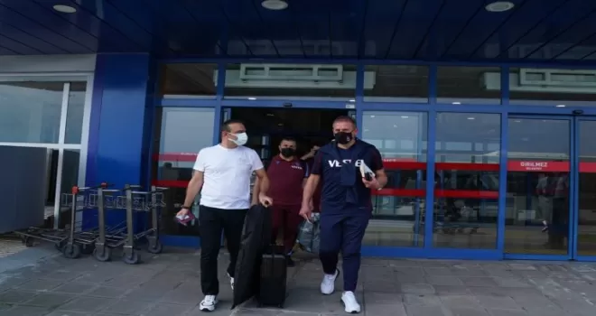 Trabzonspor tur için Roma’ya uçtu