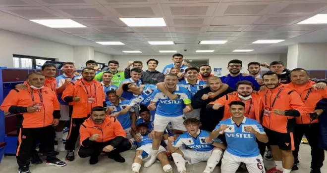 Trabzonspor U19 takımı tur atladı