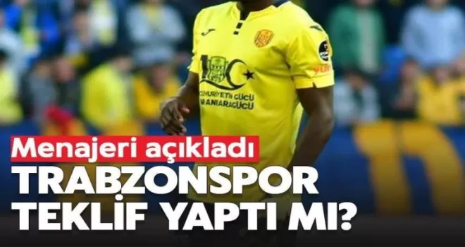Trabzonspor’un istediği golcünün menajerinden açıklama geldi!