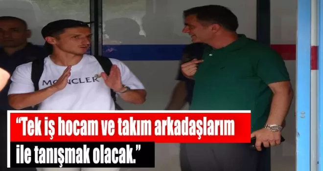 Trabzonspor’un yeni transferi Bardhi Trabzon’da