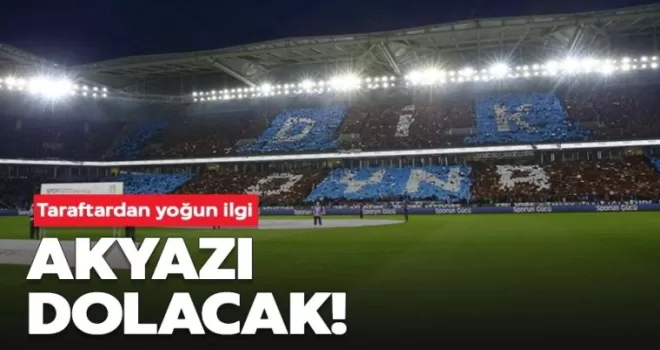 Trabzonsporlu taraftarlar Akyazı'yı dolduracak