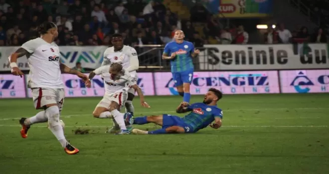 Trendyol Süper Lig: Çaykur Rizespor: 0 - Galatasaray: 1 (Maç sonucu)
