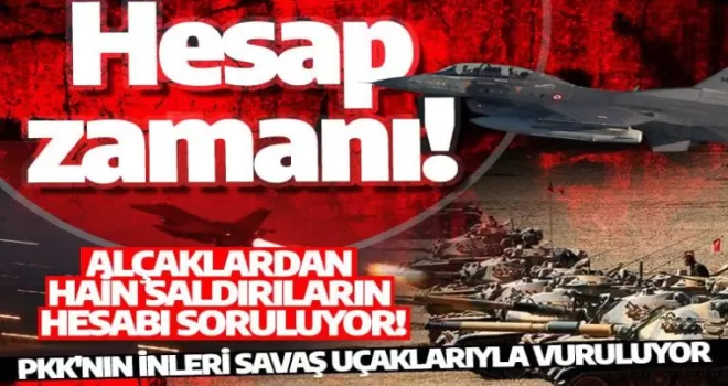 TSK TERÖR ÖRGÜTLERİNE HAVA SALDIRISI DÜZENLEDİ!