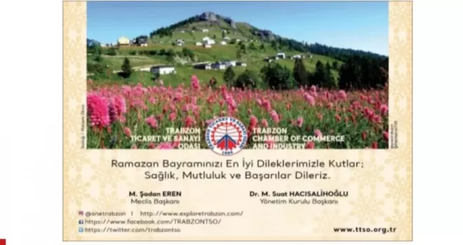 TTSO'dan bayram tebriği