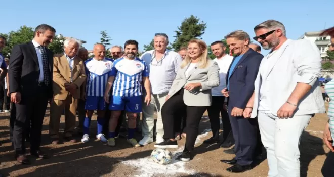 Türk futboluna yıldızlar yetiştiren yüce spor’un tesisi yenilendi