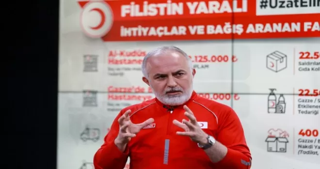 Türk Kızılayı’ndan Filistin için dünyaya insanlık ve dayanışma çağrısı
