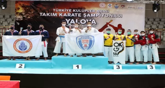 Türkiye Kulüpler Karate Şampiyonası’nda birinci Kağıthane
