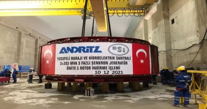 Türkiye’nin en büyük barajının yapımında yüzde 91 seviyesine ulaşıldı
