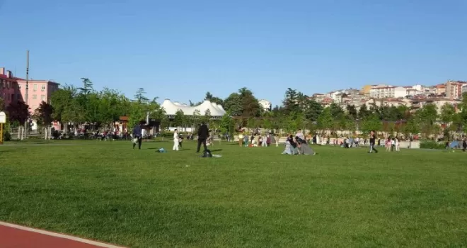 Türkiye’nin ilk spor temalı millet bahçesi cıvıl cıvıl
