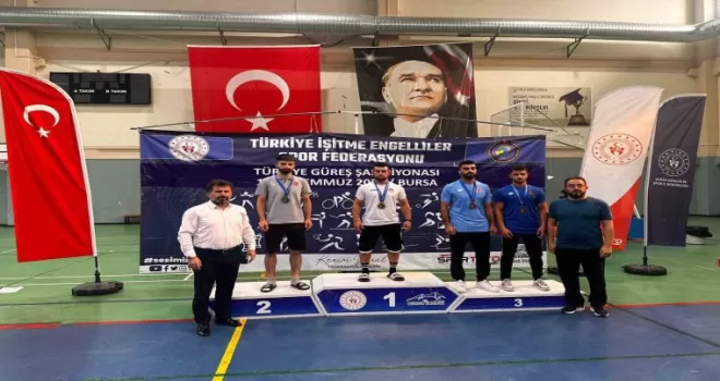 Türkiye şampiyonu olan büyükşehir sporcusuna milli gurur
