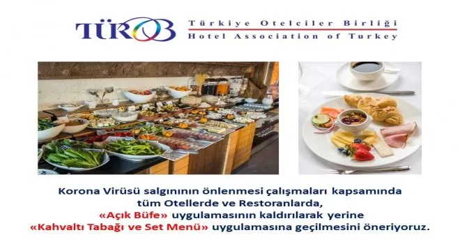 TÜROB’dan açık büfe yerine kahvaltı tabağı-set menü önerisi
